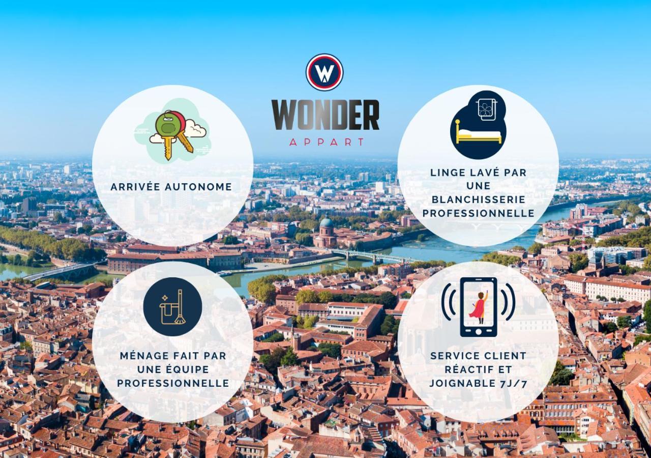 404 - Wonder Appart - Vue Garonne - Toulouse Exterior foto
